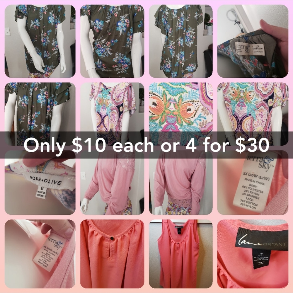 Womens Blouse Lot